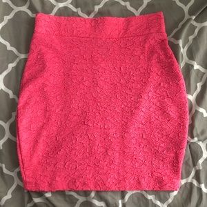 H&M Neon Pink Skirt